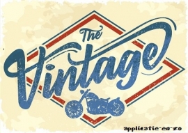 SUPER full color strijkapplicatie 'the vintage'