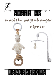 WHAZZ UP haakpatroon alpaca mobiel/ box/ wagenhanger
