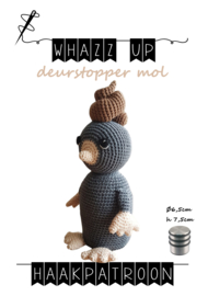 WHAZZ UP haakpatroon deurstopper mol (PDF)
