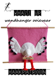 WHAZZ UP haakpatroon wandhanger ooievaar