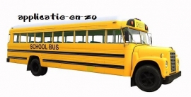 SUPER full color applicatie schoolbus