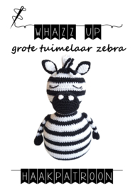 WHAZZ UP haakboekje (set) tuimelaars zebra