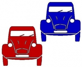 veloursmotief 2CV