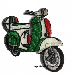 strijkapplicatie scooter Italie