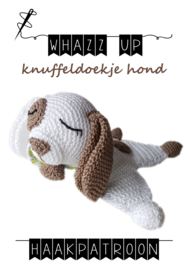 WHAZZ UP haakpatroon knuffeldoekje hond