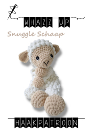 WHAZZ UP haakpatroon knuffel/ snuggle doekje schaap