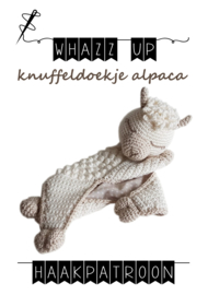 WHAZZ UP haakpatroon knuffeldoekje alpaca