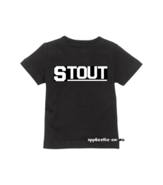 veloursmotief stout (in zwart of wit)
