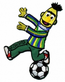 strijkapplicatie Bert met voetbal 