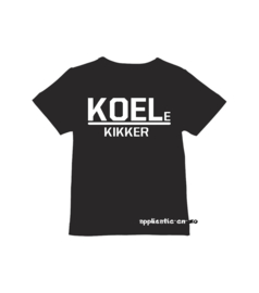 veloursmotief koele kikker (in zwart of wit)