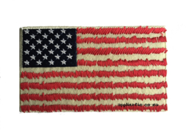strijkapplicatie americaanse vlag groot