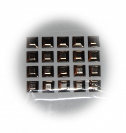 20 zilver kleurige studs