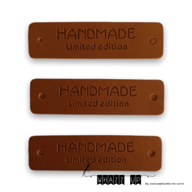labels kunstleer Handmade limited edition (3st)
