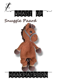 WHAZZ UP haakpatroon knuffel/ snuggle doekje paard