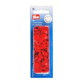 Prym T5 kam snaps hart rood (338) 30 stuks