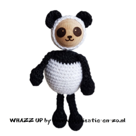 WHAZZ UP houten kraal  panda 25 mm