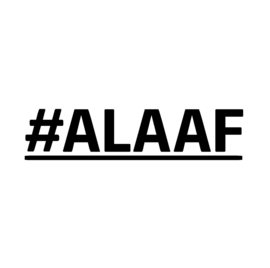 veloursmotief #ALAAF strak (in zwart of wit)