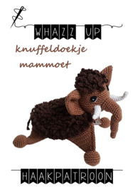 WHAZZ UP haakpatroon knuffeldoekje mammoet