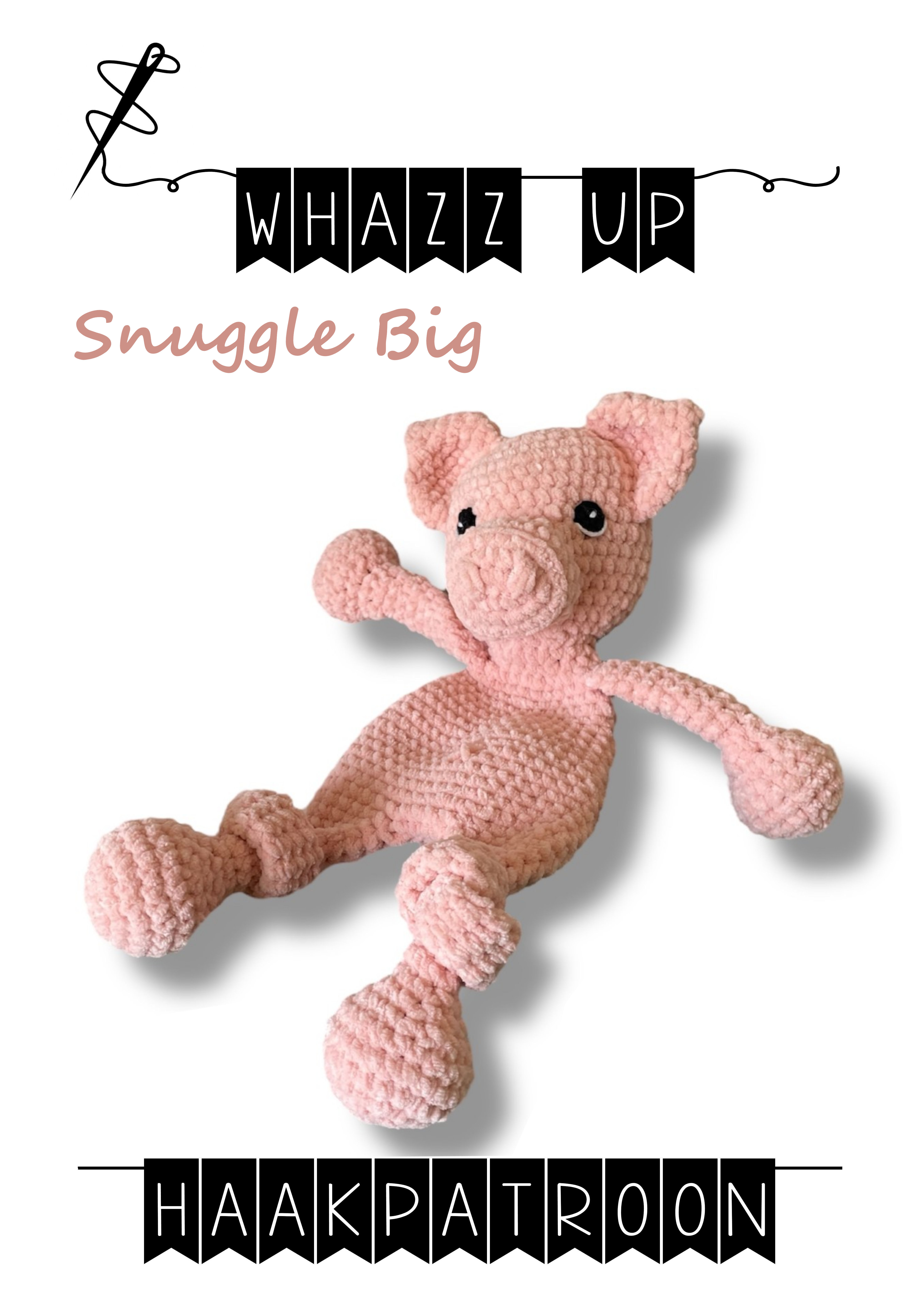 WHAZZ UP haakpatroon knuffel/ snuggle doekje big