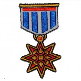 strijkapplicatie medaille