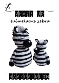 WHAZZ UP haakpatroon tuimelaar zebra groot