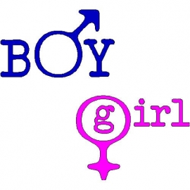 veloursmotief boy óf girl