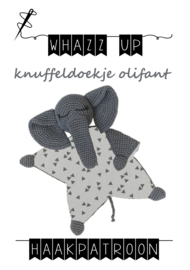 WHAZZ UP haakpakket knuffeldoekje olifant