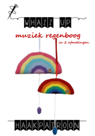 WHAZZ UP haakpatroon muziek regenboog