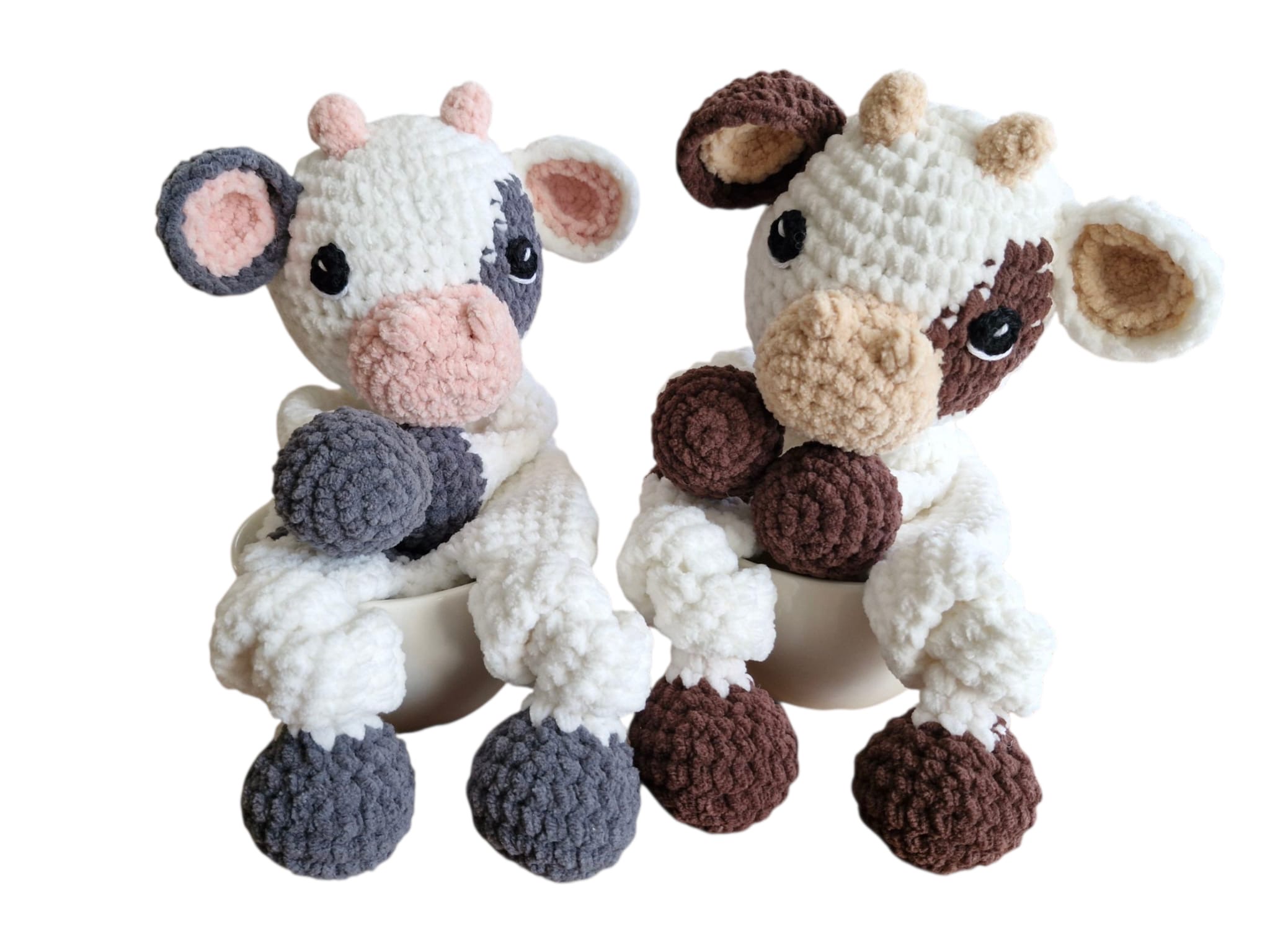 WHAZZ UP haakpatroon knuffel/ snuggle doekje koe