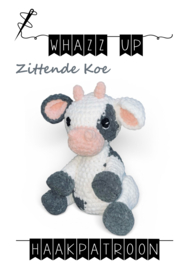 WHAZZ UP haakpatroon knuffel zittende koe