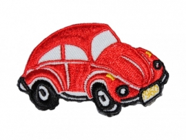 strijkapplicatie volkswagen kevertje rood