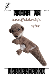 WHAZZ UP haakpatroon knuffeldoekje otter