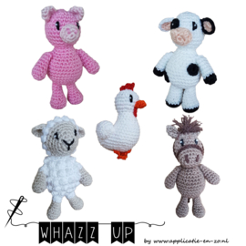 WHAZZ UP mini haakmagazine inimini boerderijdieren