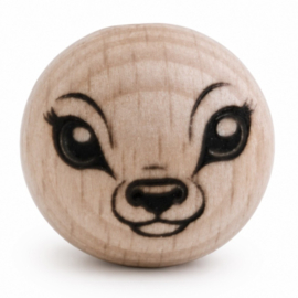 WHAZZ UP houten kraal hertje 25 mm