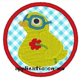 freebie vreemde vogel button