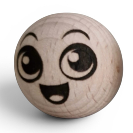 WHAZZ UP houten kraal vlinder 25 mm