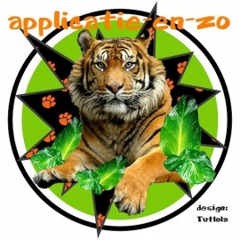 SUPER full color applicatie tijger
