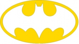 veloursmotief Batman