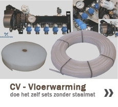 CV vloerverwarming doe het zelf pakket