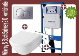 Geberit UP320 Villeroy&boch subway 2.0 toiletkombinatie