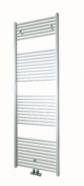 Pini designhanddoekradiator compact recht 120cm hoog (middenaansluiting 50mm) inclusief design thermostaataansluitset