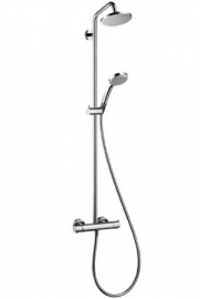 Inloopdouche 95+30cm Hansgrohe Croma Showerpipe