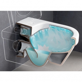 Geberit UP320 Villeroy&Boch O`Novo Directflush (Rimfree) wandklosetkombinatie