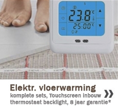 Elektrische vloerverwarming