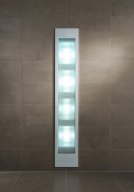 Sunshower Deluxe White Inbouw | Full body | UV | Infrarood