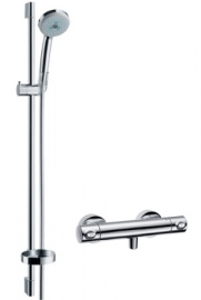 Inloopdouche 95cm Hansgrohe Croma100 Ecostat1001