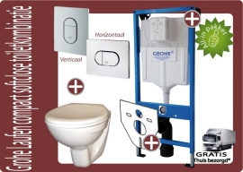 Grohe Laufen compact wandkloset kombinatie