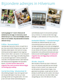Bijzondere adresjes in Hilversum - Connexxion Magazine