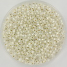 11-0001F Miyuki Rocaille 11/0 Silverlined Matte Crystal