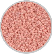 11-0596 Miyuki Rocaille 11/0 Opaque Luster Tea Rose, 10g/±1100st
